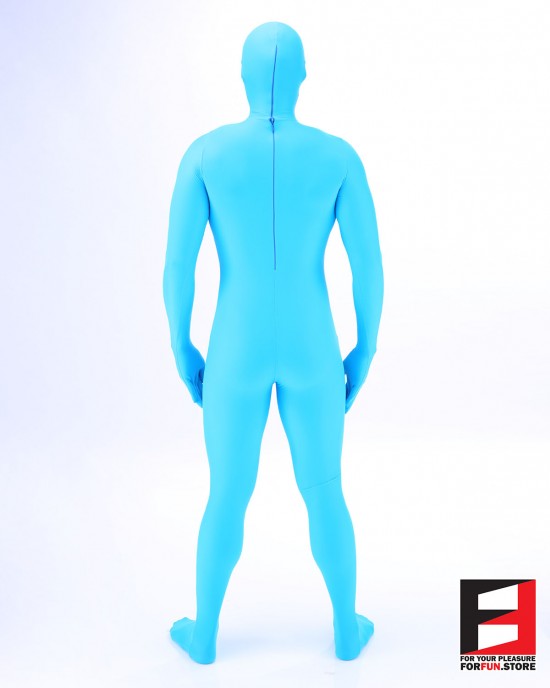 SPANDEX SMOOTH FUNSUIT LIGHT BLUE FS03