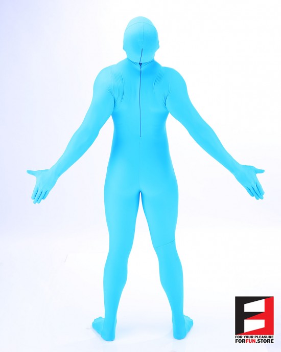 SPANDEX SMOOTH FUNSUIT LIGHT BLUE FS03