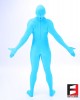 SPANDEX SMOOTH FUNSUIT LIGHT BLUE FS03