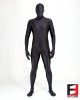 SPANDEX TEXTURE FUNSUIT BLACK FS04A