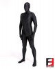 SPANDEX TEXTURE FUNSUIT BLACK FS04A