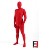 SPANDEX TEXTURE FUNSUIT RED FS04C