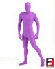 SPANDEX TEXTURE FUNSUIT PURPLE FS04C