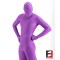 SPANDEX TEXTURE FUNSUIT PURPLE FS04C