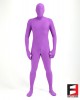 SPANDEX TEXTURE FUNSUIT PURPLE FS04C