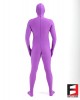 SPANDEX TEXTURE FUNSUIT PURPLE FS04C
