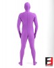 SPANDEX TEXTURE FUNSUIT PURPLE FS04C