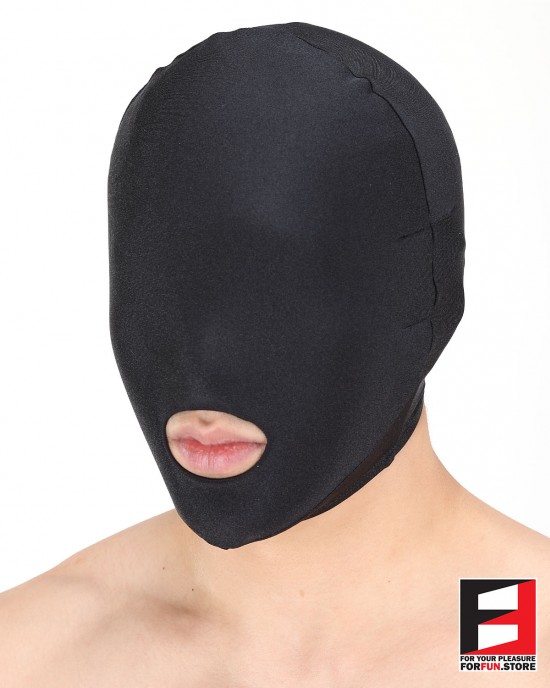 SPANDEX SHINY NECKLAESS MASK MACN01