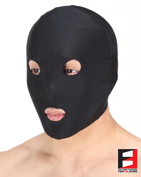 SPANDEX SHINY NECKLAESS MASK MADN01