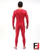 SPANDEX SHINY PLAYSUIT V1 RED PL01-08