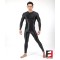 SPANDEX SLICK PLAYSUIT V1 BLACK PL02-01