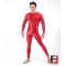 SPANDEX SLICK PLAYSUIT V1 RED PL02-08