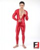 SPANDEX SLICK PLAYSUIT V1 RED PL02-08