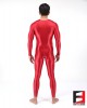 SPANDEX SLICK PLAYSUIT V1 RED PL02-08