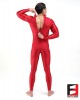 SPANDEX SHINY PLAYSUIT V2 RED PLB01-08