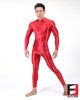 SPANDEX SLICK PLAYSUIT V2 RED PLB02-08