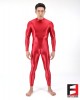 SPANDEX SLICK PLAYSUIT V2 RED PLB02-08