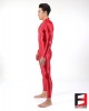 SPANDEX SLICK PLAYSUIT V2 RED PLB02-08