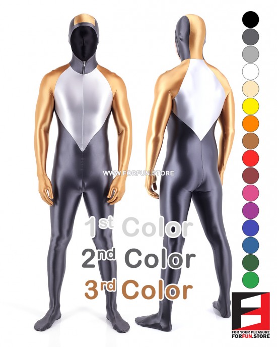 SPANDEX SLICK PLAYSUIT V6