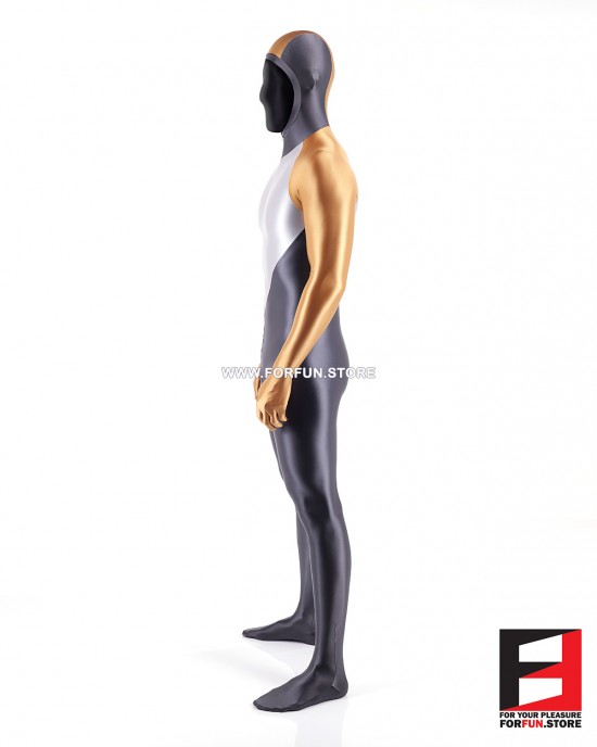 SPANDEX SLICK PLAYSUIT V6