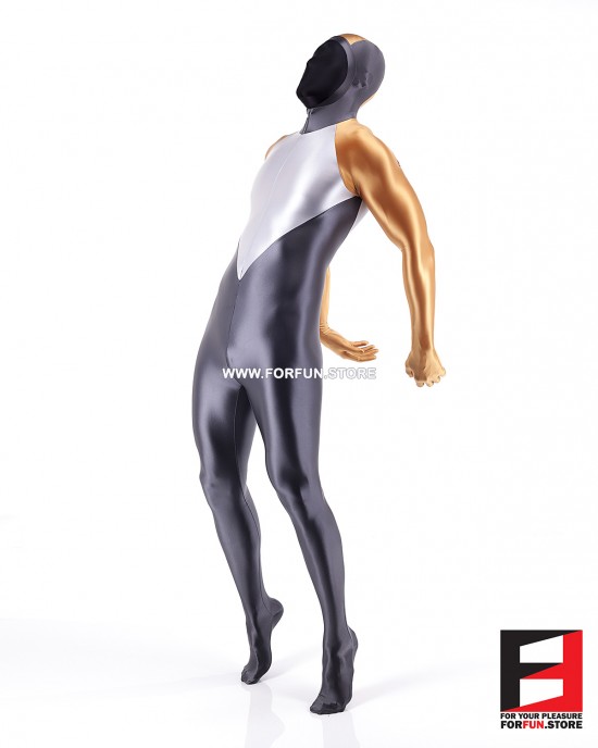 SPANDEX SLICK PLAYSUIT V6