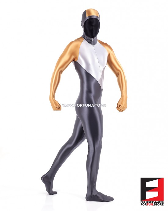 SPANDEX SLICK PLAYSUIT V6