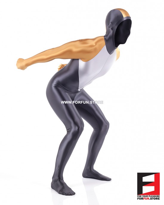 SPANDEX SLICK PLAYSUIT V6