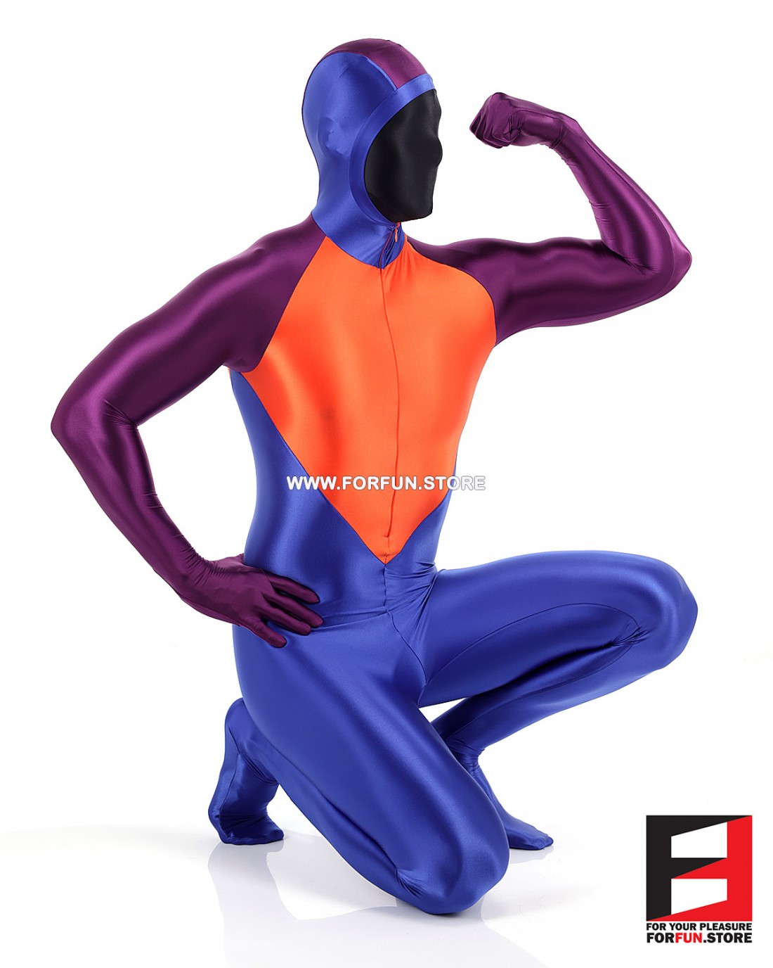 Spandex Slick Playsuit | FORFUN Bangkok