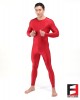SPANDEX SHINY PLAYSUIT V1 RED WITH CHEST ZIPPERS PLZ01-08 SPANDEX SHINY PLAYSUIT V1 RED WITH CHEST ZIPPERS PLZ01-08