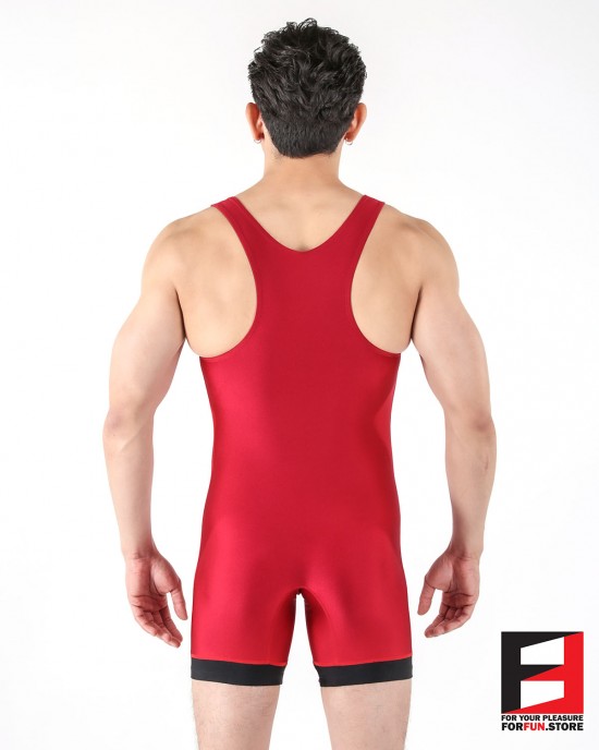 SPANDEX SHINY PLAYSUIT WRESTLE PW01-08