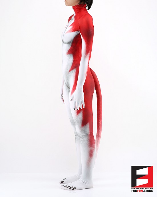 Dog Husky Red V2 Women PETSUIT D003W