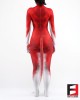 Dog Husky Red V2 Women PETSUIT D003W