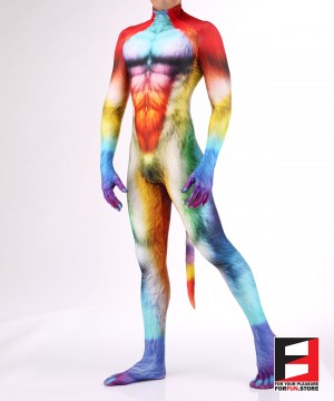 Dog Puppy Rainbow PETSUIT D006-RAINBOW Dog Puppy Rainbow PETSUIT D006-RAINBOW