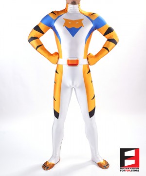 TOPAZ CLAW White Cartoon PETSUIT HERO001P-WHITE TOPAZ CLAW White Cartoon PETSUIT HERO001P-WHITE