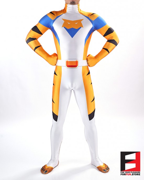 TOPAZ CLAW White Cartoon PETSUIT HERO001P-WHITE