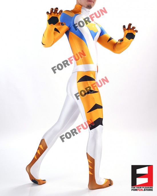 TOPAZ CLAW White Cartoon PETSUIT HERO001P-WHITE
