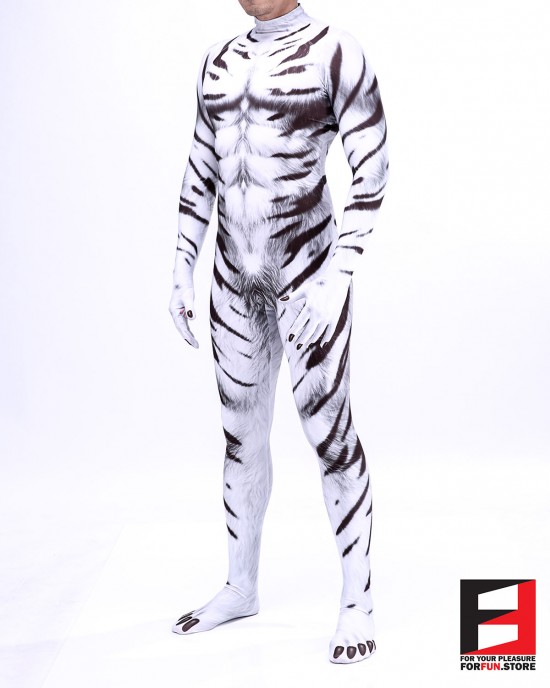 Tiger White PETSUIT T005