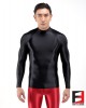 SPANDEX SLICK SHIRTS BLACK SHA01