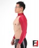 SPANDEX SHINY BODYLESS SHIRTS RED SHB01