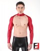 SPANDEX SLICK BODYLESS SHIRTS RED SHB02