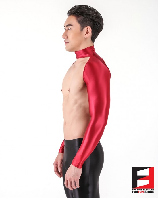 SPANDEX SLICK BODYLESS SHIRTS RED SHB02