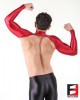 SPANDEX SLICK BODYLESS SHIRTS RED SHB02