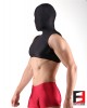 SPANDEX SHINY CROP BLACK WITH MASK SHCM01