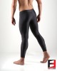 SPANDEX SHINY LEGGINGS BLACK (LOWER RISE) LGAL01