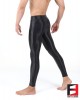 SPANDEX SLICK LEGGINGS BLACK (LOWER RISE) LGAL02