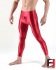 SPANDEX SLICK LEGGINGS RED (LOWER RISE) LGAL02