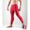 SPANDEX SHINY LEGGINGS RED WITH CROTCH ZIPPER (LOWER RISE) LGALZ01