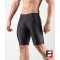 SPANDEX SHINY SHORTS BLACK LGC01