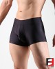 SPANDEX SHINY BOXERS BLACK LGD01