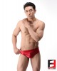 SPANDEX SLICK UNDERWEAR RED UWJB02